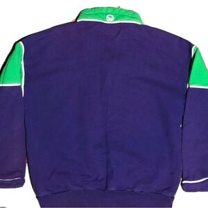 Women's Purple and Green Sweatshirt